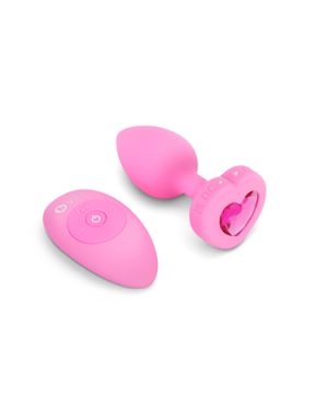 b-Vibe Vibrating Heart Plug - Small