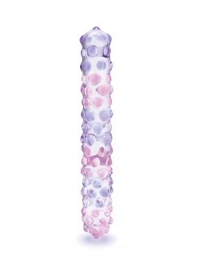 9" Purple Rose Nubby Dildo