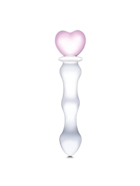 8" Sweetheart Glass Dildo