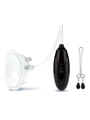 Rechargeable Pussy Pump With Clit Clip