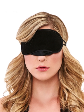 Peek-A-Boo Love Mask Black