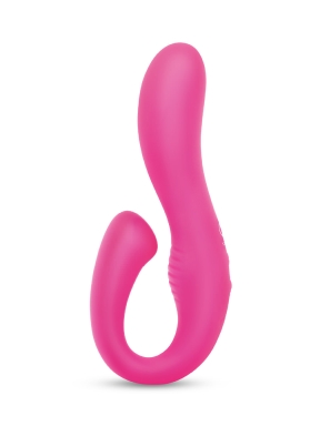 Together Vibes Harmony Vibe Double-Ended Curved Vibrating Dildo